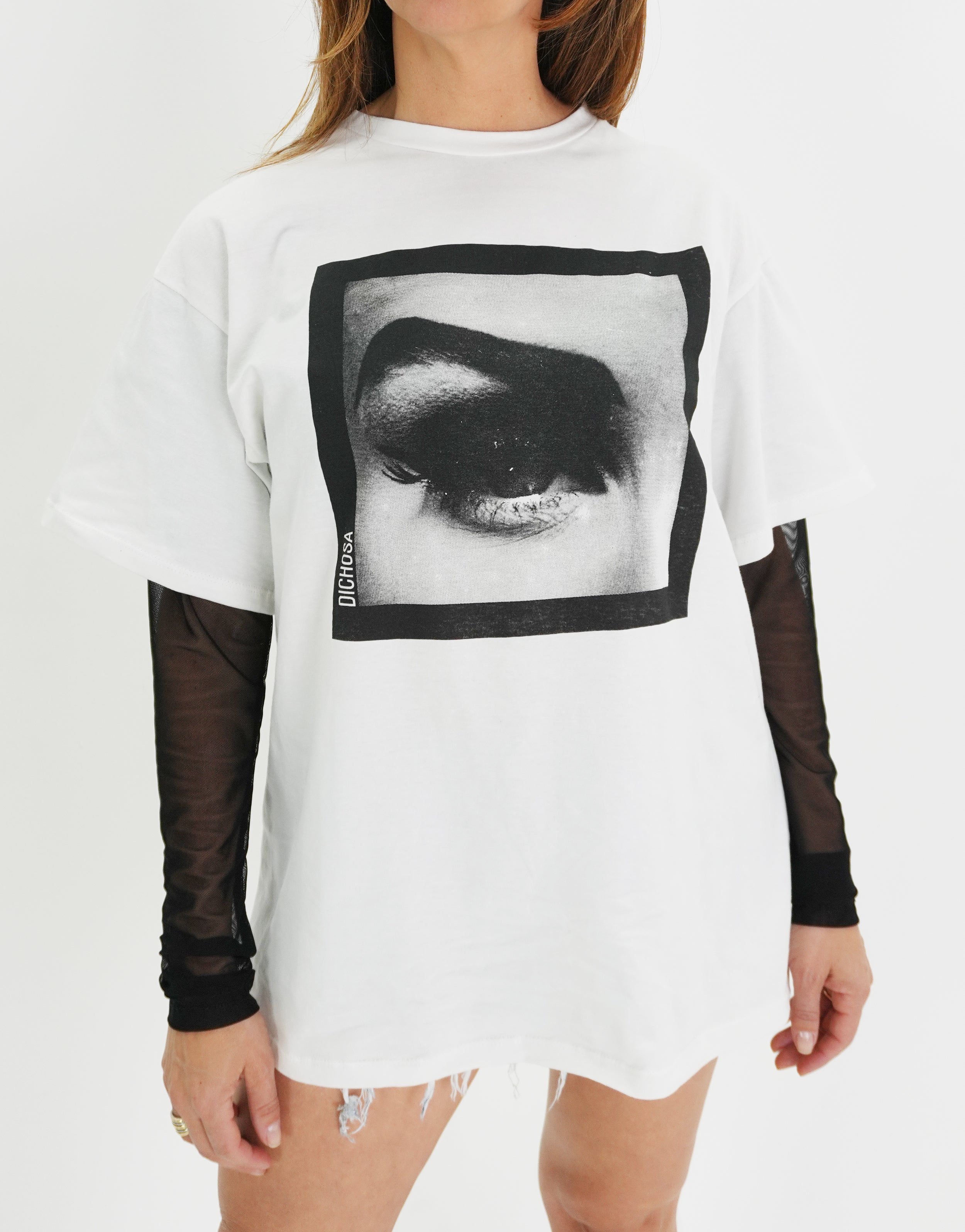 REMERA WHITE TULL